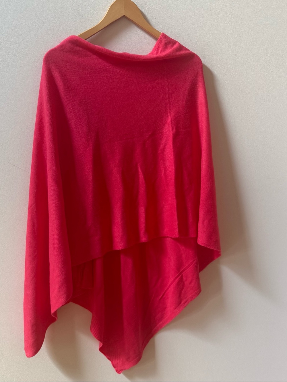 Coco + Carmen Hot Pink Poncho Shrug